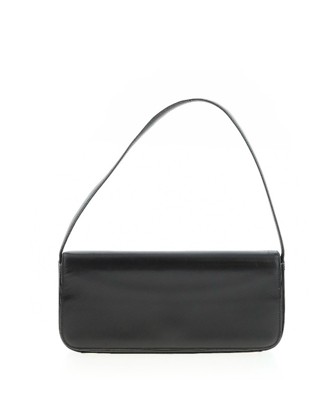 Adrienne Vittadini Black Leather Shoulder Bag